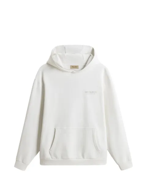 Woolrich macro logo hoodie