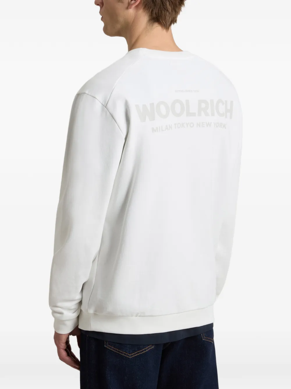 Ribbed Logo Sweatshirt