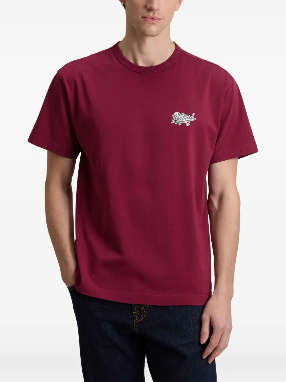  Woolrich Logo-print T-shirt - Red 