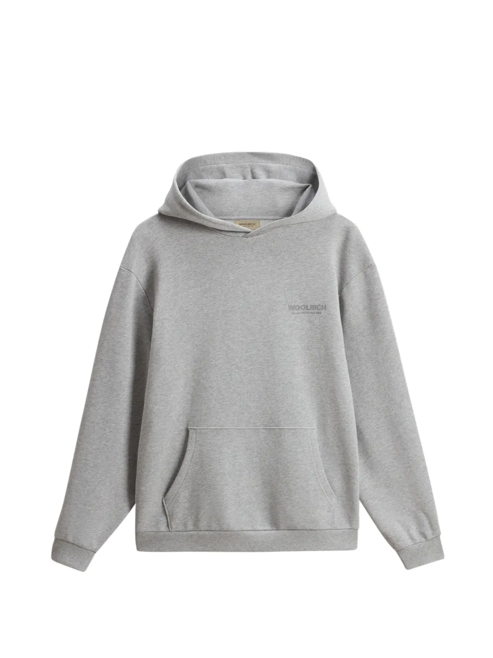 Woolrich logo-detail hoodie - Grigio