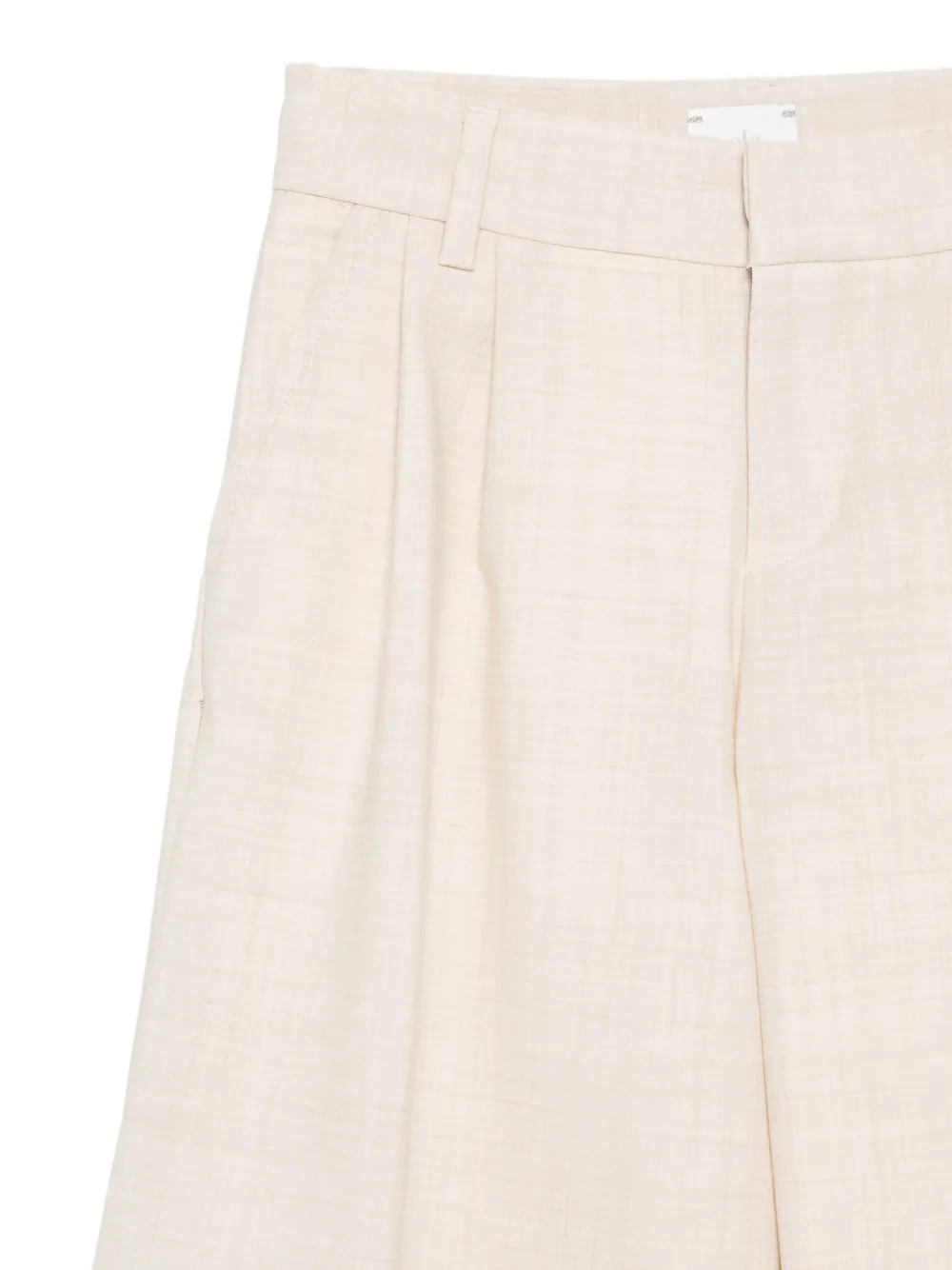 Eleventy Kids Shorts met geplooide voorkant Beige