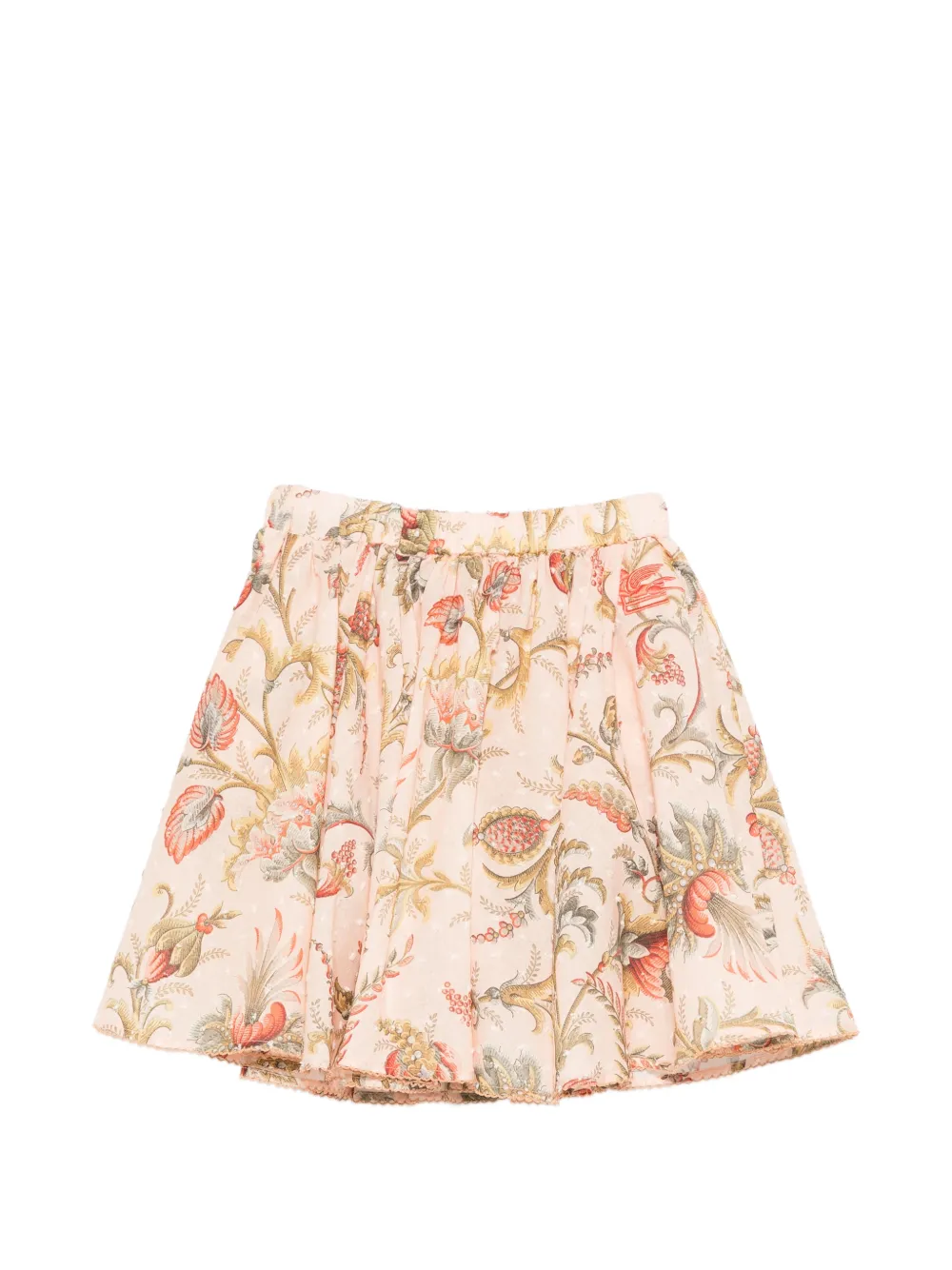  Etro Kids Floral-print Skirt - Pink 