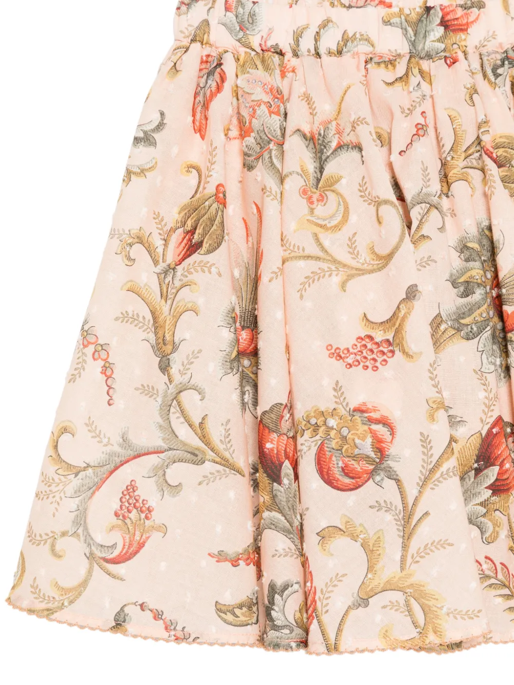  Etro Kids Floral-print Skirt - Pink 