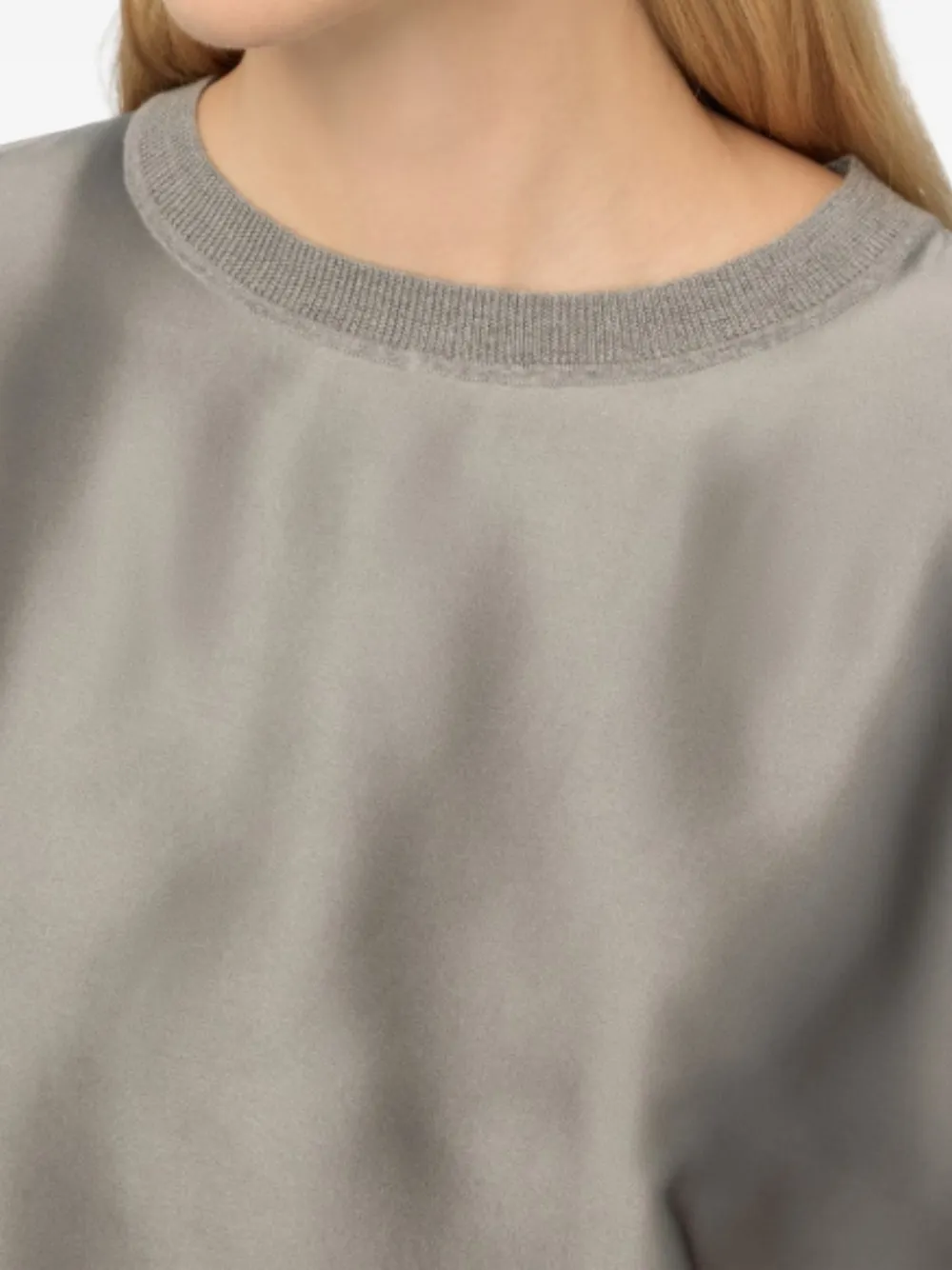 Semicouture T-shirt met ronde hals Grijs