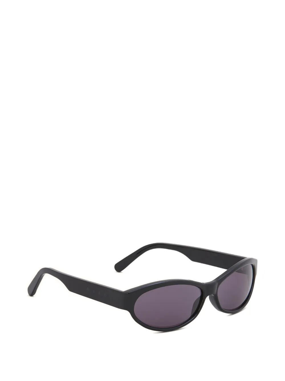  Marni Ozound Slim Oval Sunglasses - Black 