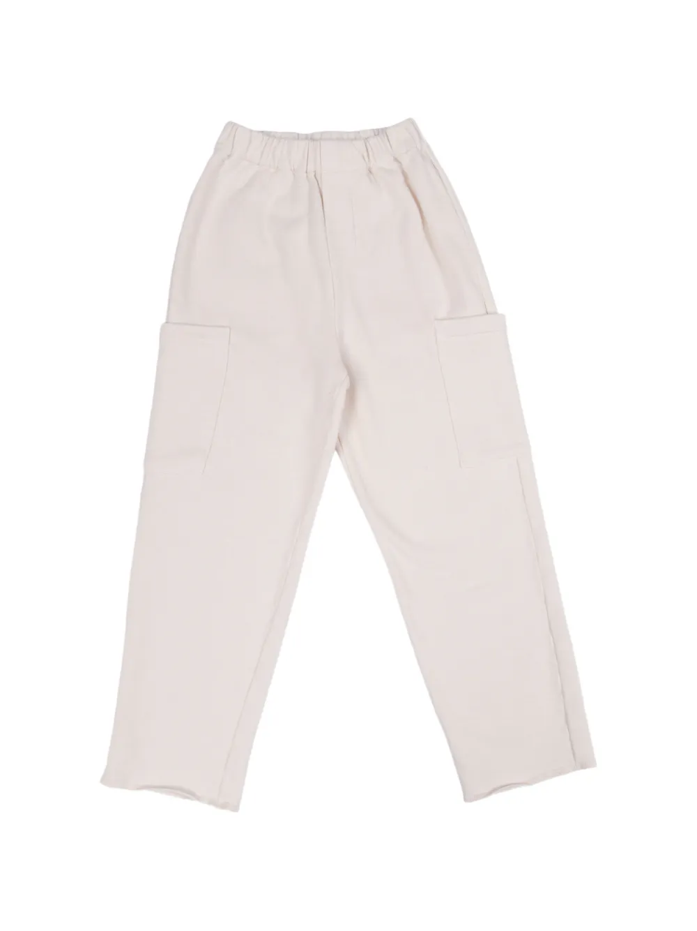 BABE & TESS Cesare cotton cargo pants - Bianco