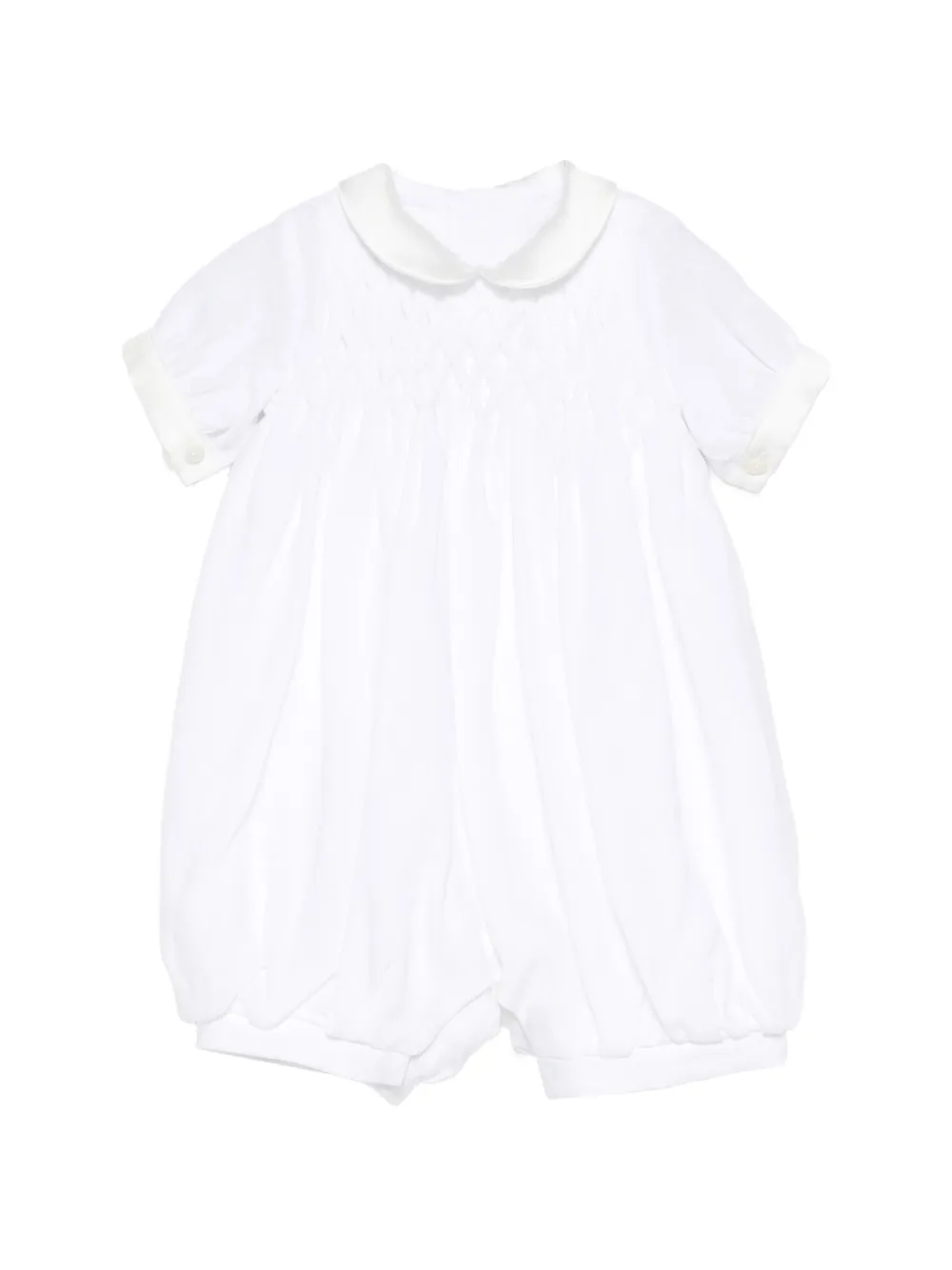 La Stupenderia linen romper - Bianco