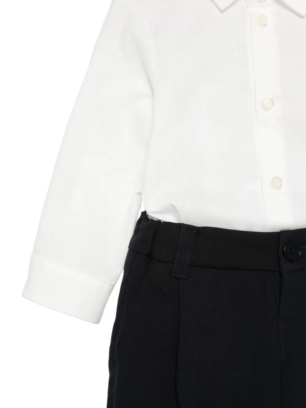 Emporio Armani Kids Drie broeken met knopen Blauw
