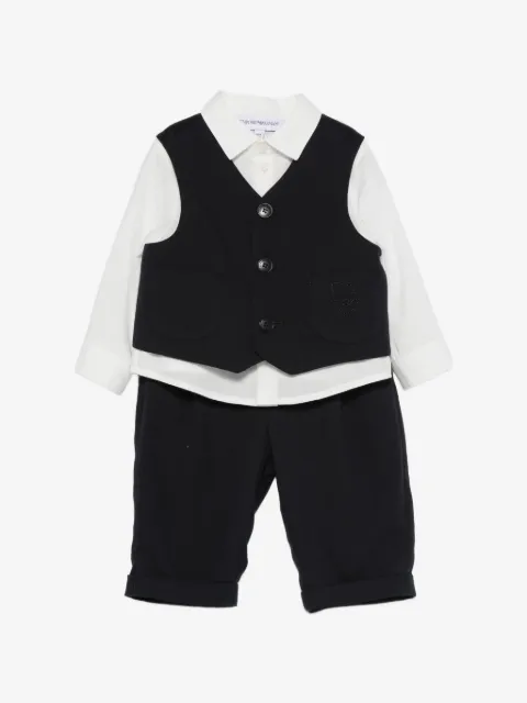 Emporio Armani Kids set de pantalones con botones (set de tres)