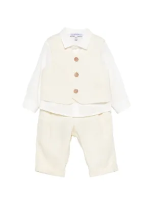 Burberry Kids ロゴ パンツ セット | ニュートラル | FARFETCH JP