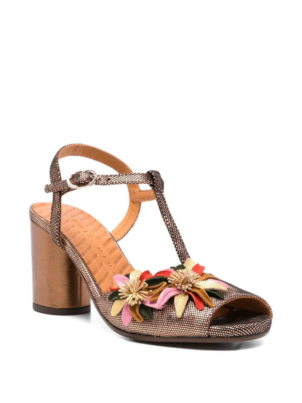 Chie Mihara Uliva flower-embellished sneakers Bruin