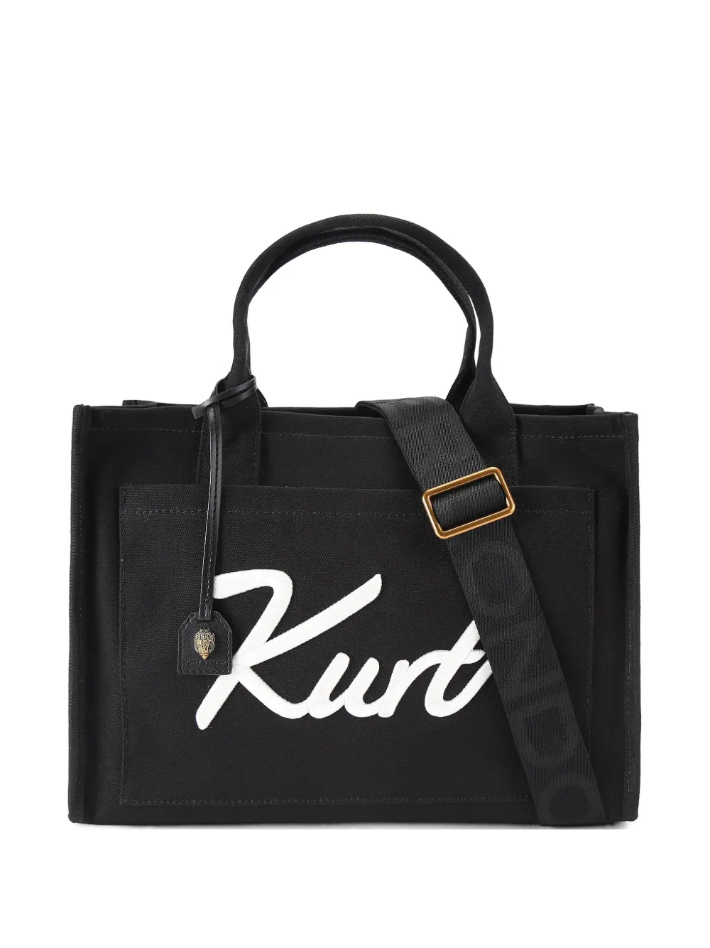 Kurt Geiger London Kurt embroidered tote bag - Nero