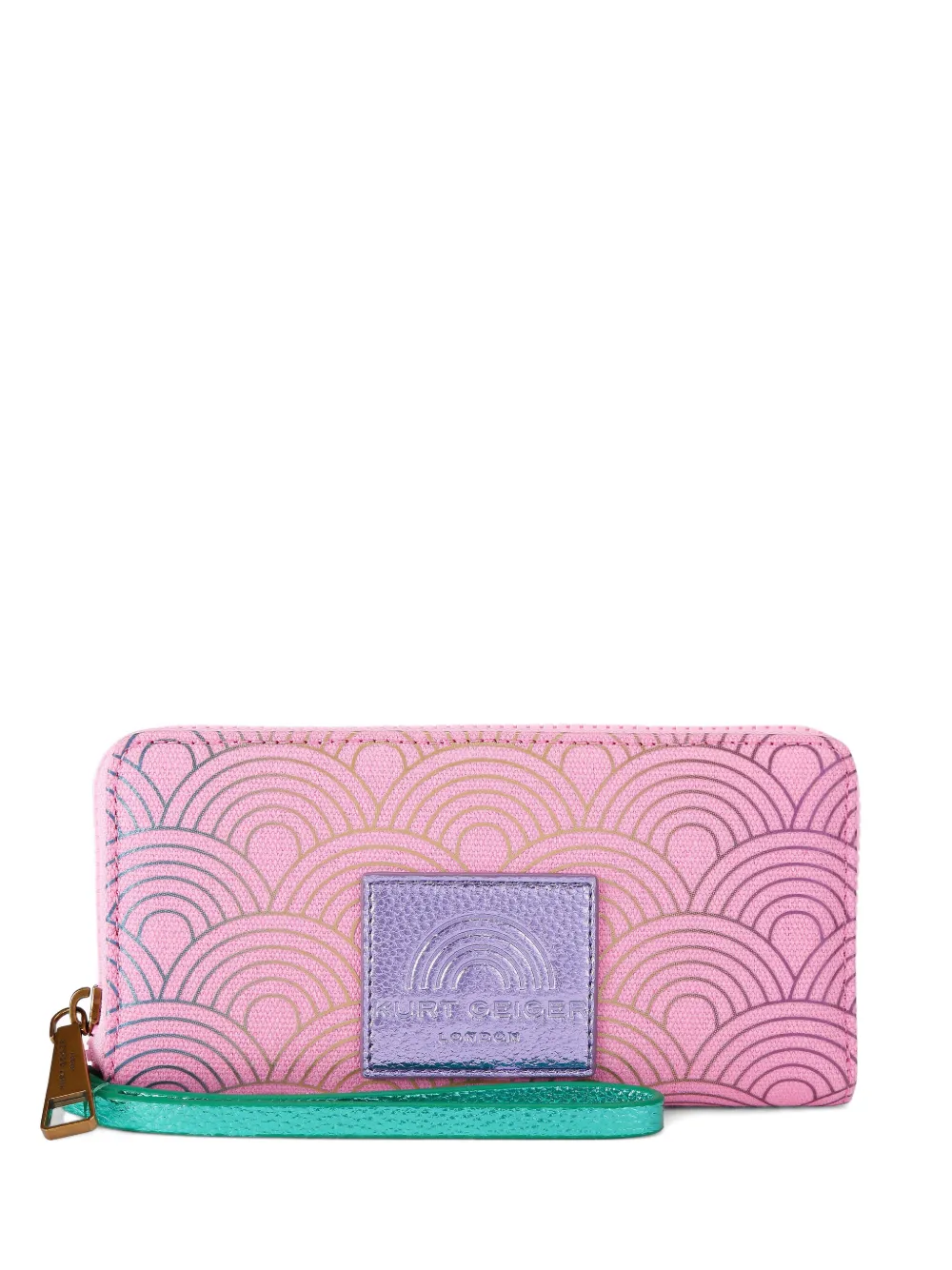 Kurt Geiger London Southbank zip-around wallet - Rosa