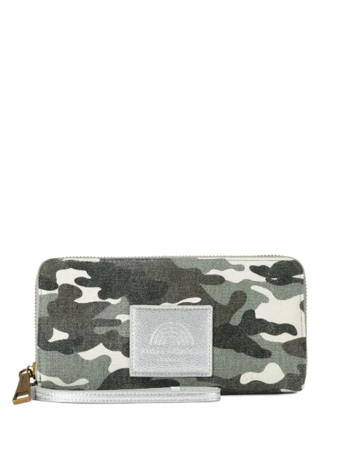 Kurt Geiger London cartera Southbank con estampado militar y cierre