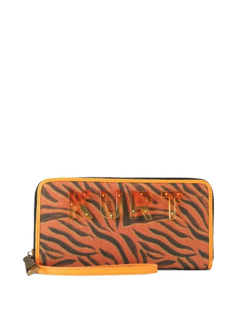 Kurt Geiger London cartera Kurt con estampado de tigre