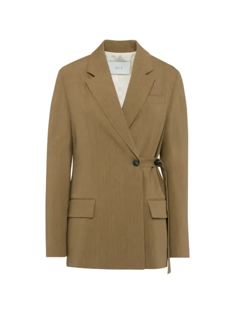 Tela double-breasted wrap blazer