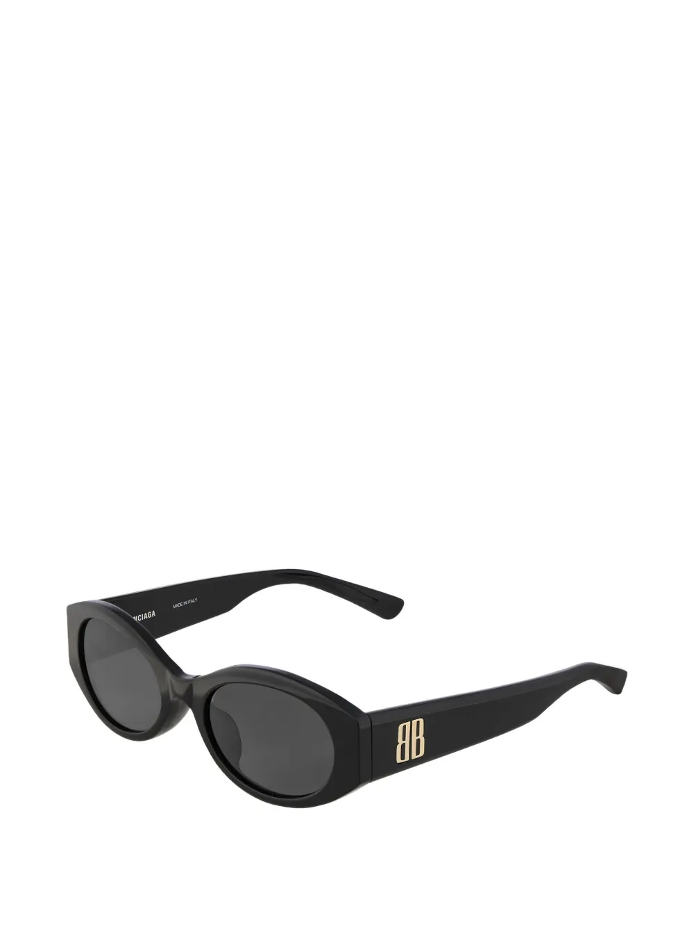 Balenciaga Eyewear Nano Round AF zonnebril Zwart