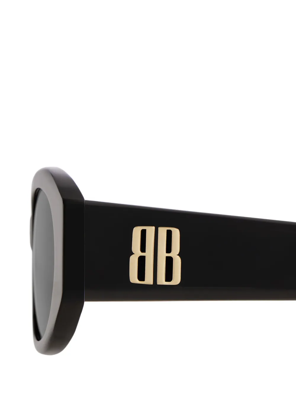 Balenciaga Eyewear Nano Round AF zonnebril Zwart
