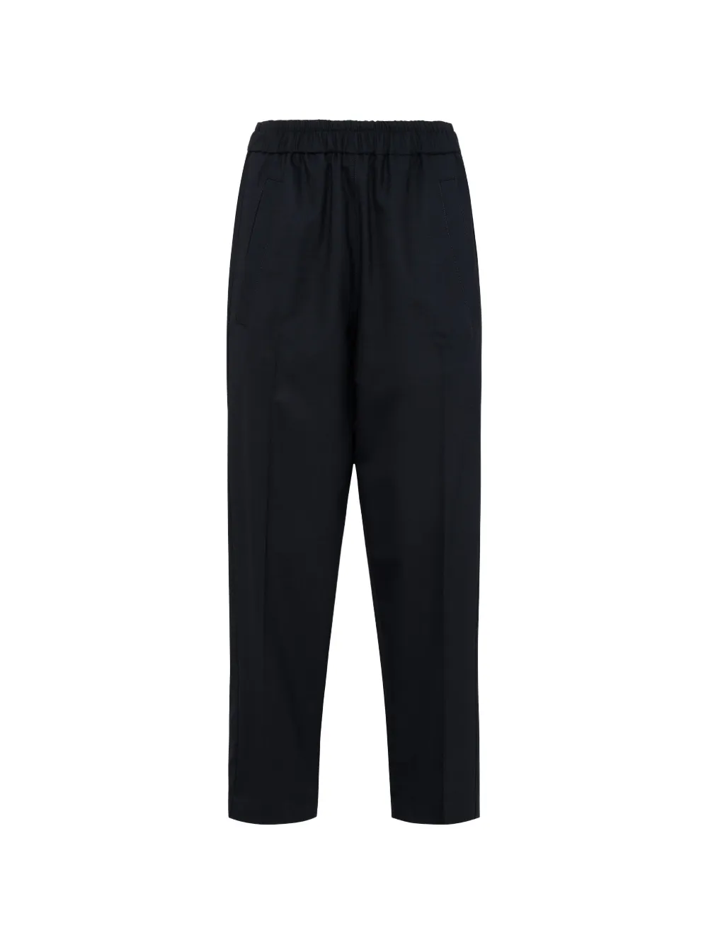 Tela elasticated trousers - Nero