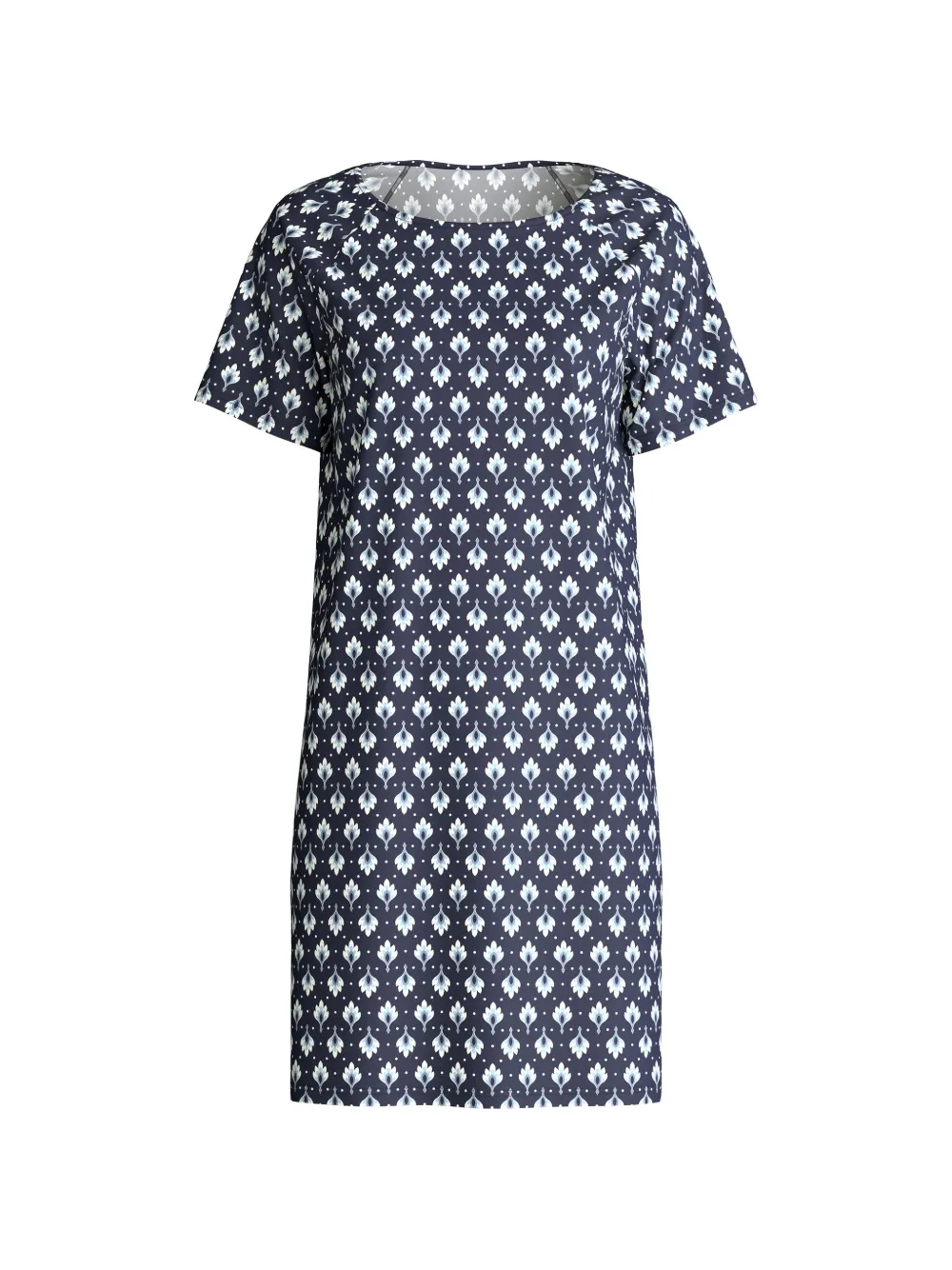 CALIDA floral-pattern nightdress - Blau