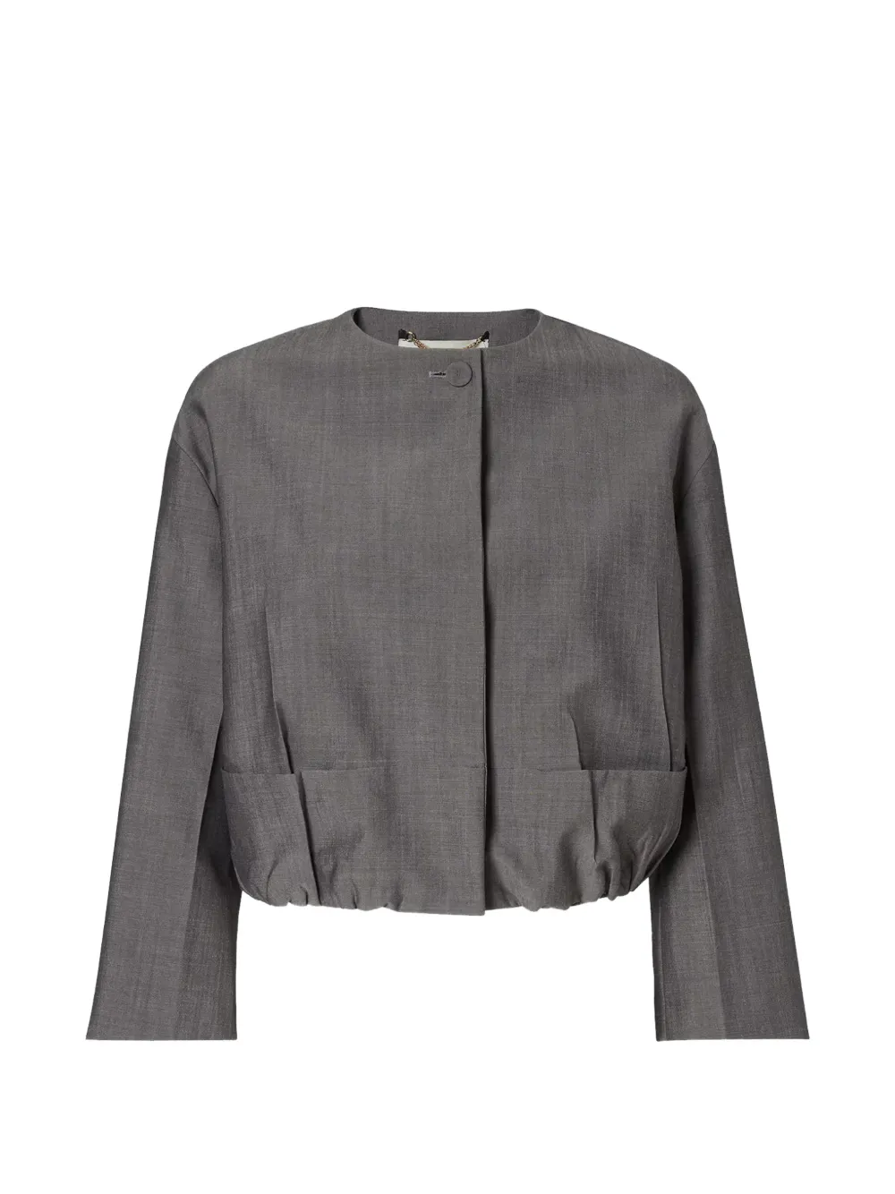 FENDI patch-pockets jacket - Grigio