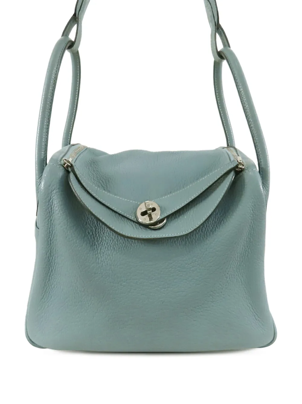 Hermès Pre-Owned 2009 Clemence Lindy 30 shoulder bag - Blu