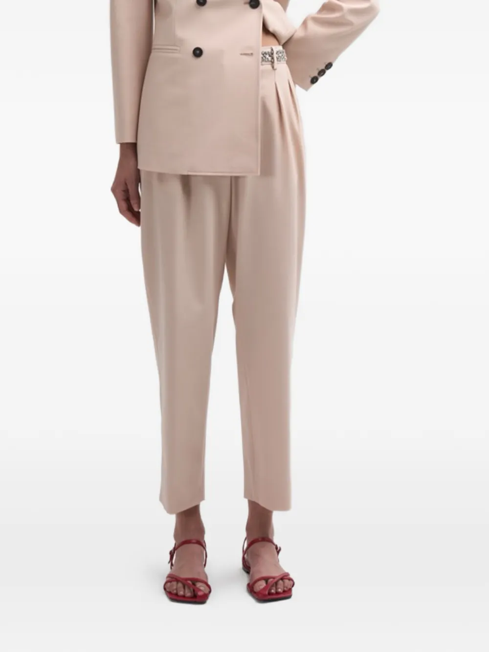 COGO pleated trousers - Rosa