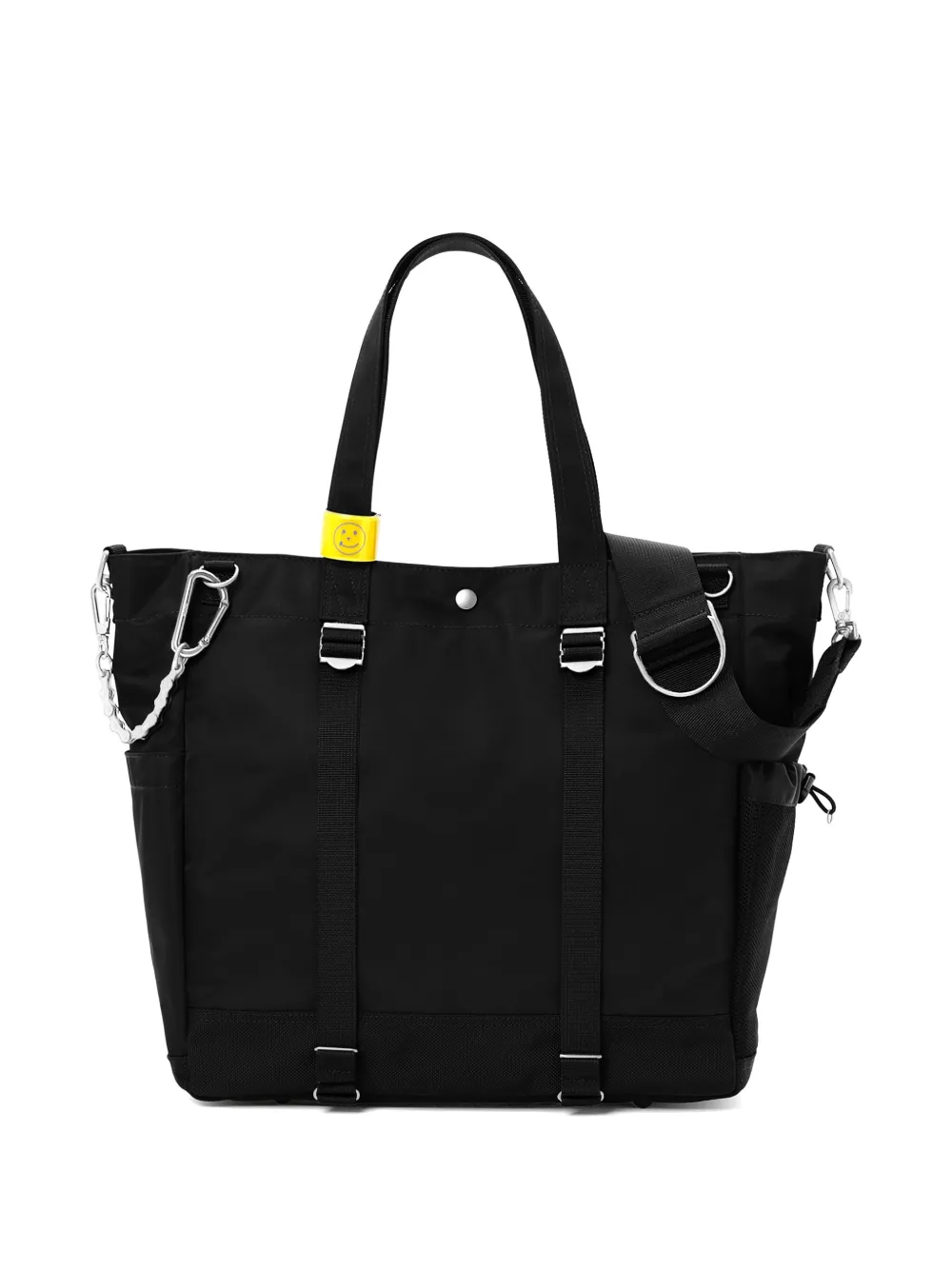 Porter-Yoshida & Co. Grote shopper met kettingdetail Zwart
