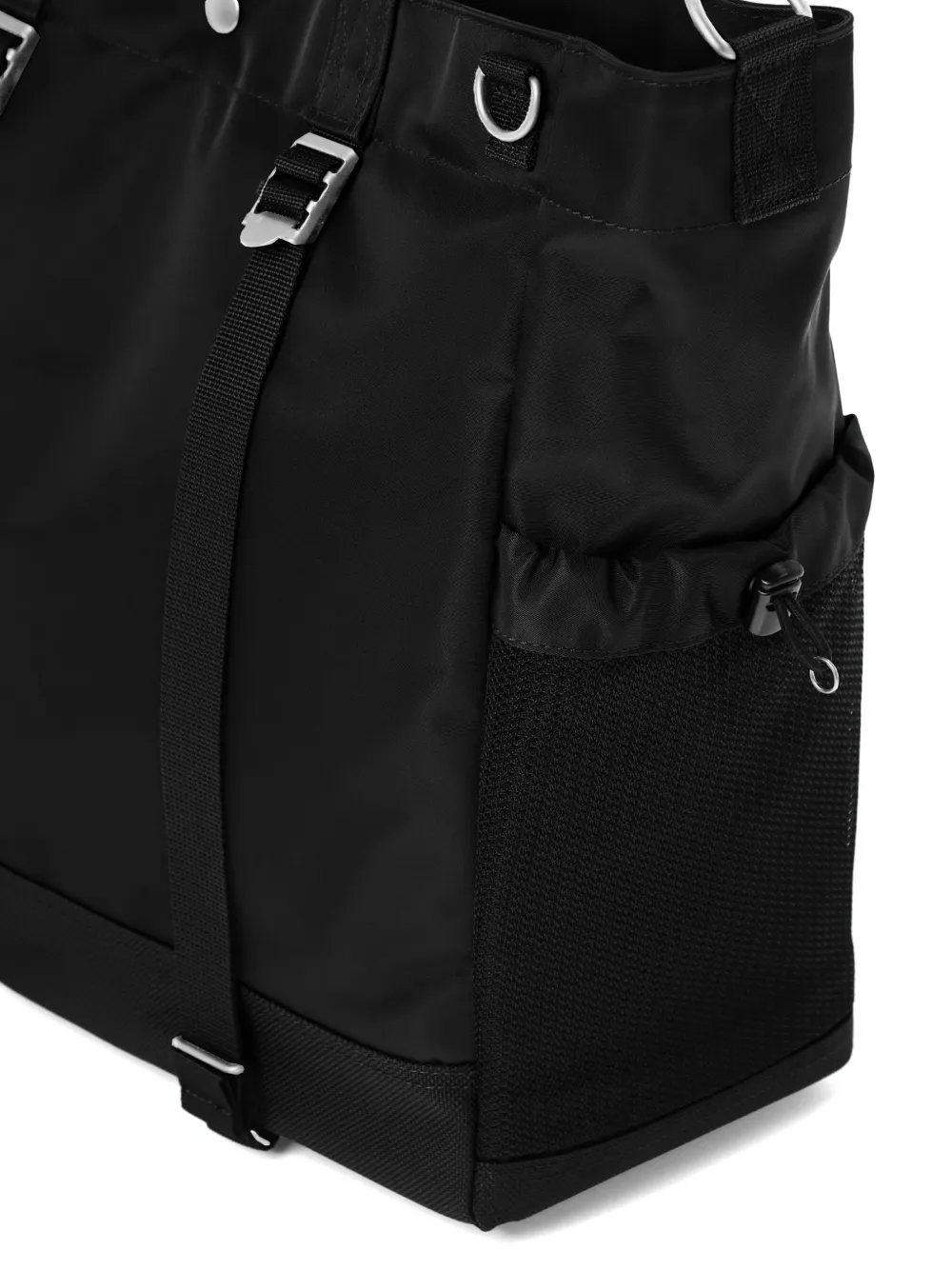 Porter-Yoshida & Co. Grote shopper met kettingdetail Zwart