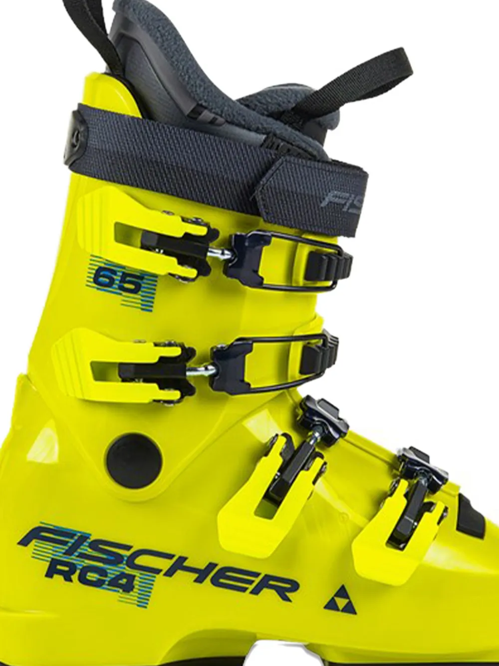 FISCHER KIDS Rc4 65 Jr laarzen met gespbandje Geel