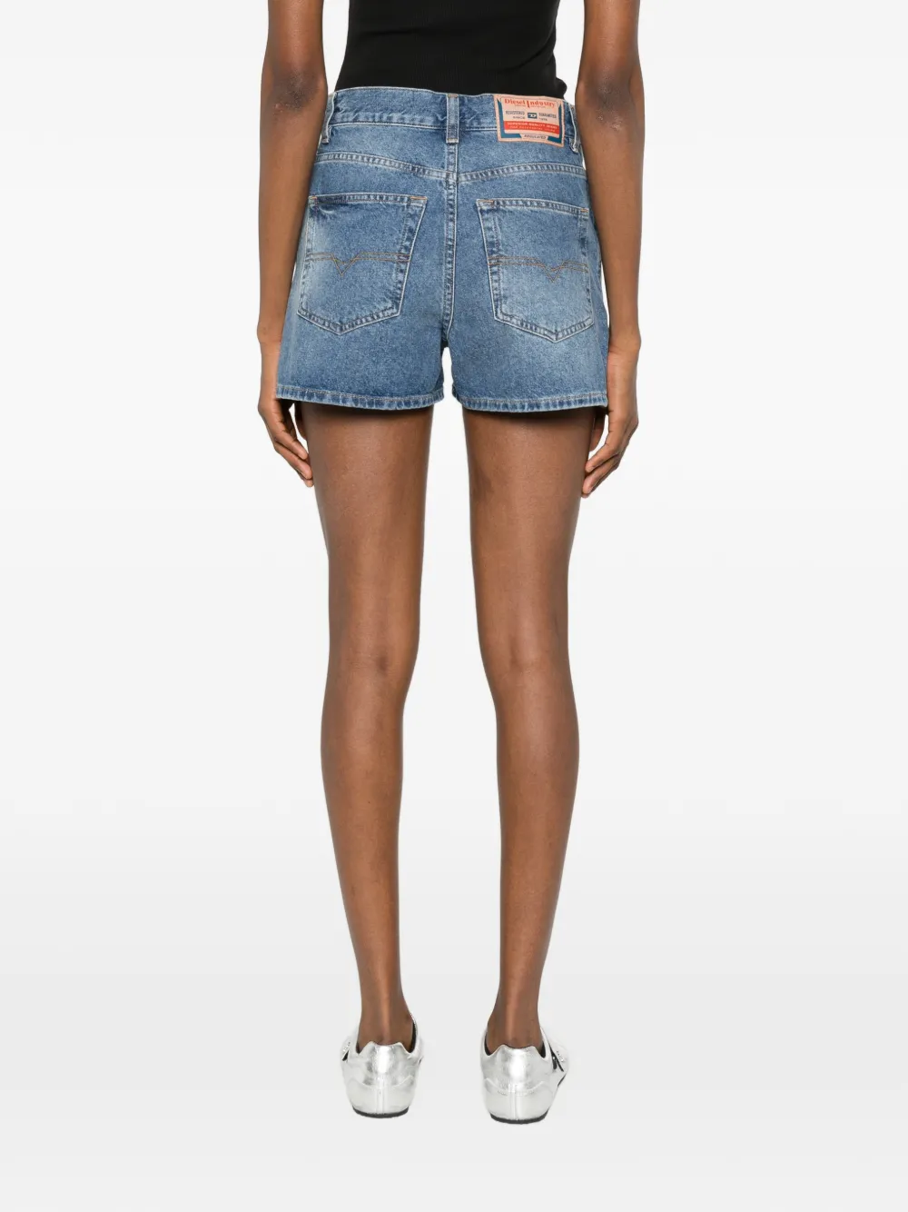 Diesel de-Helios shorts met vijf zakken Blauw