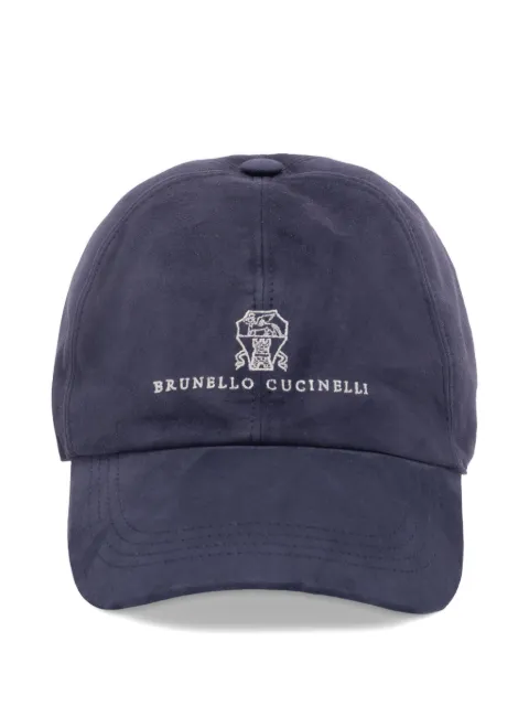 Brunello Cucinelli casquette à logo brodé