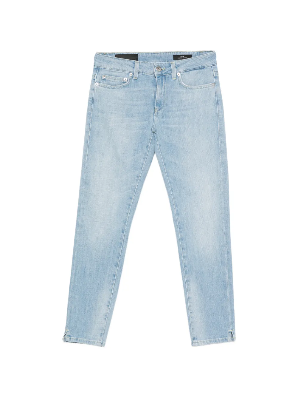 DONDUP slit-detail five-pockets jeans - Blu