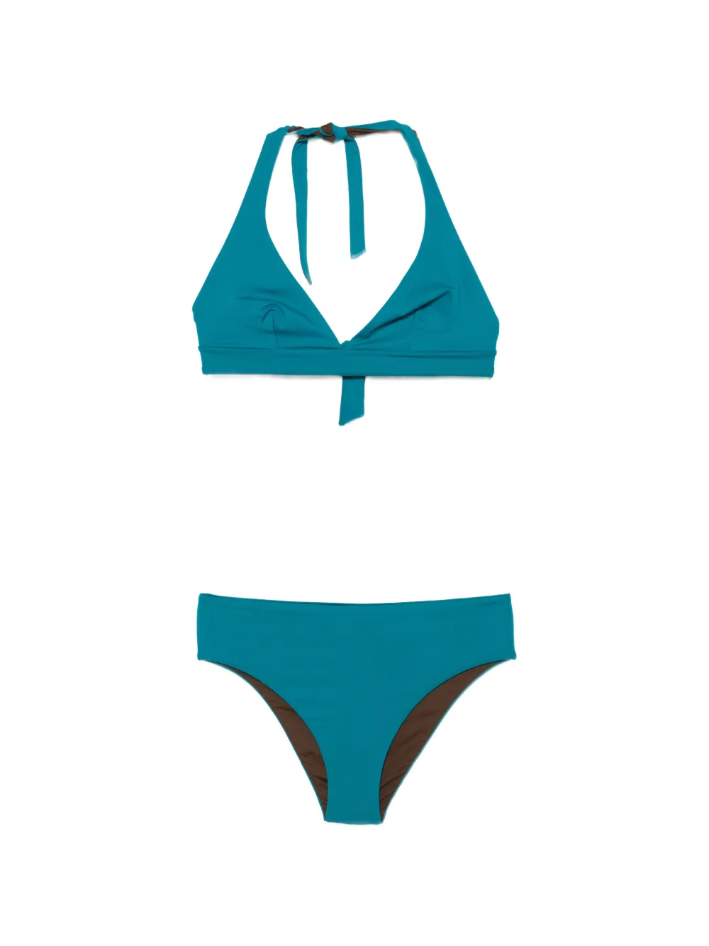 Fisico tie top bikini - Blu