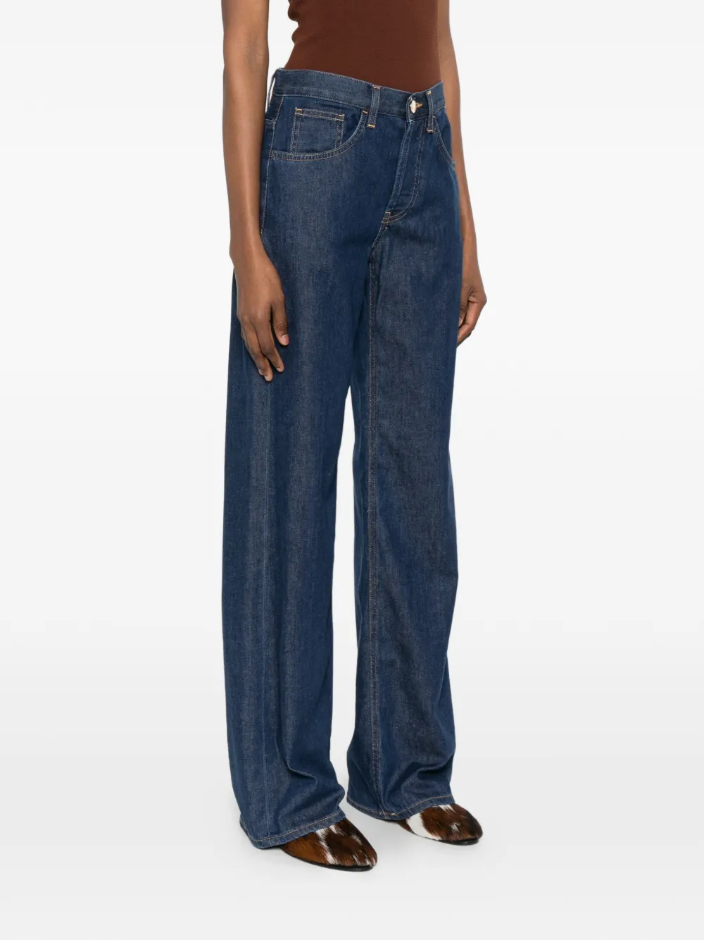  Dondup Vaqueros Jacklyn Con Logo - Azul 