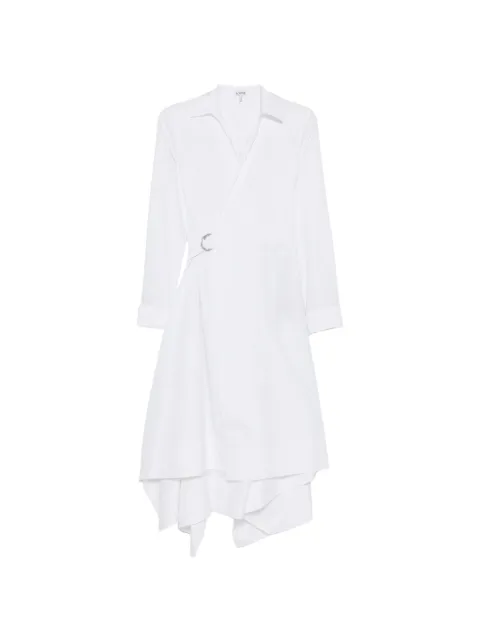 LOEWE V-neck midi dress