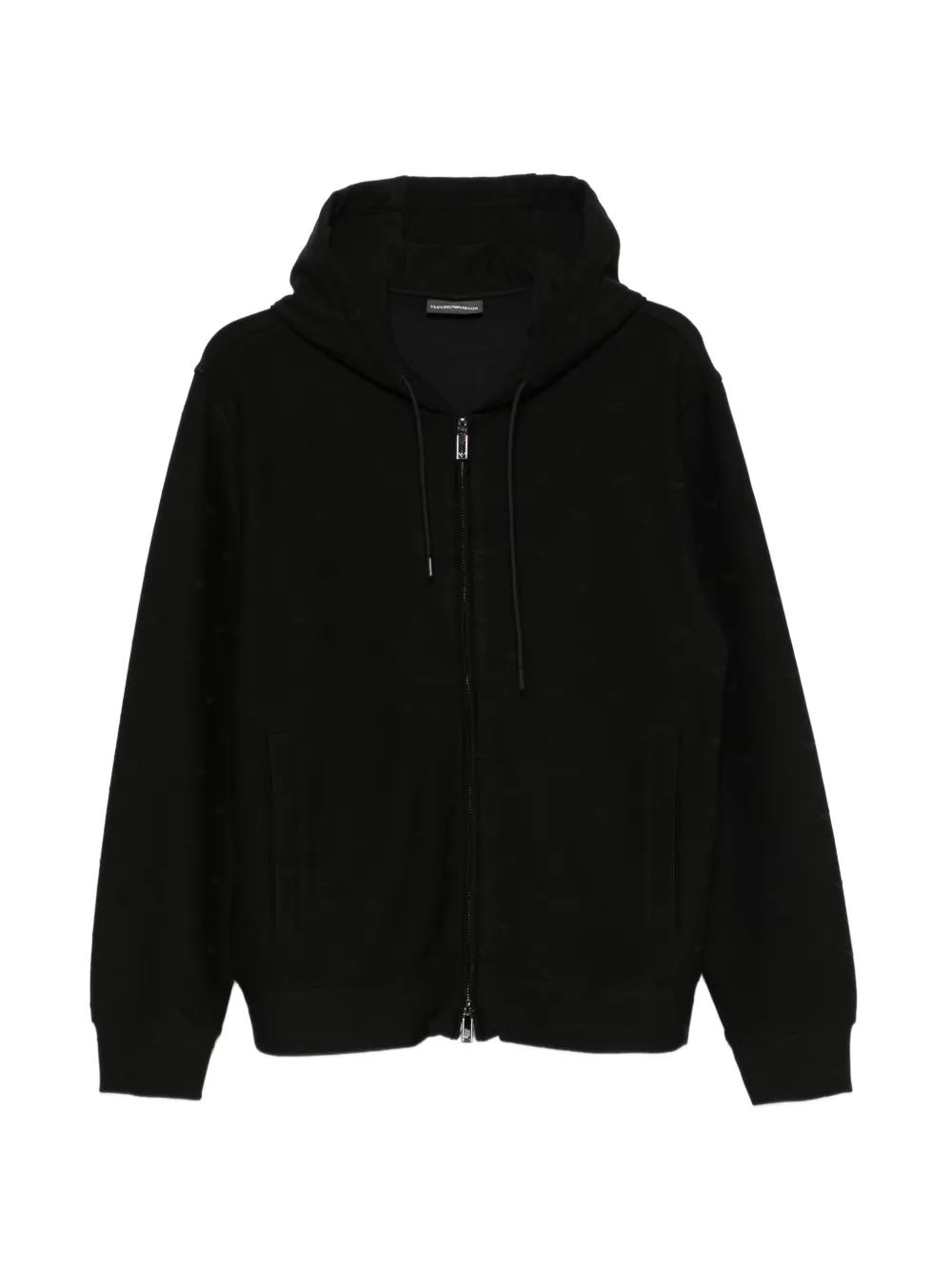 Emporio Armani zip-up hoodie - Nero