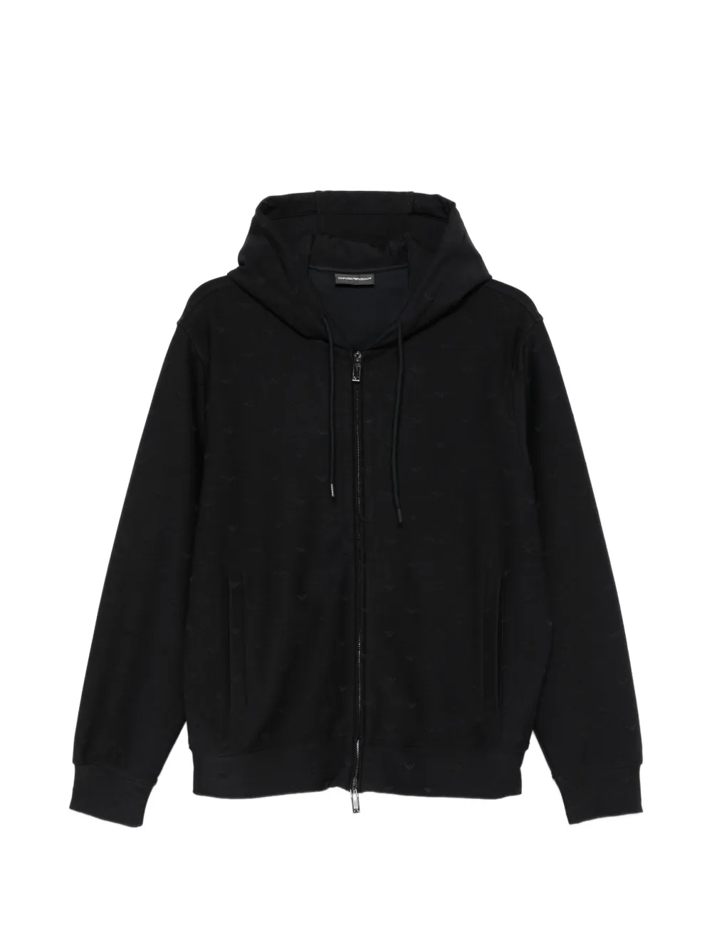 Emporio Armani zip-up hoodie - Blau