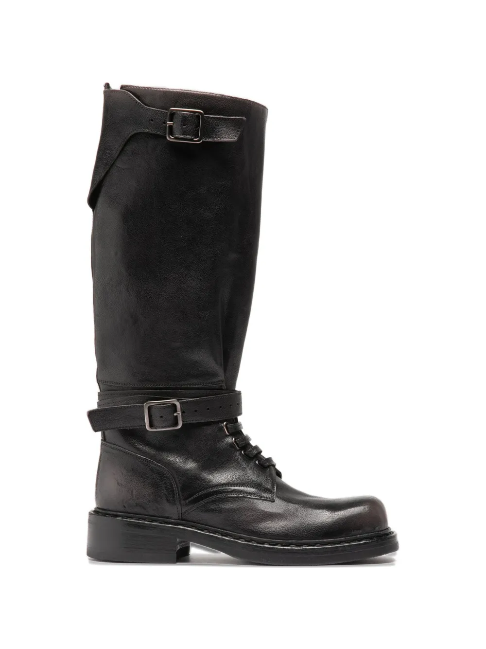Officine Creative Dakota 003 biker boots Zwart