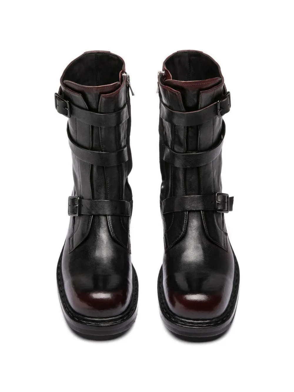 Officine Creative Dakota 004 biker boots Zwart