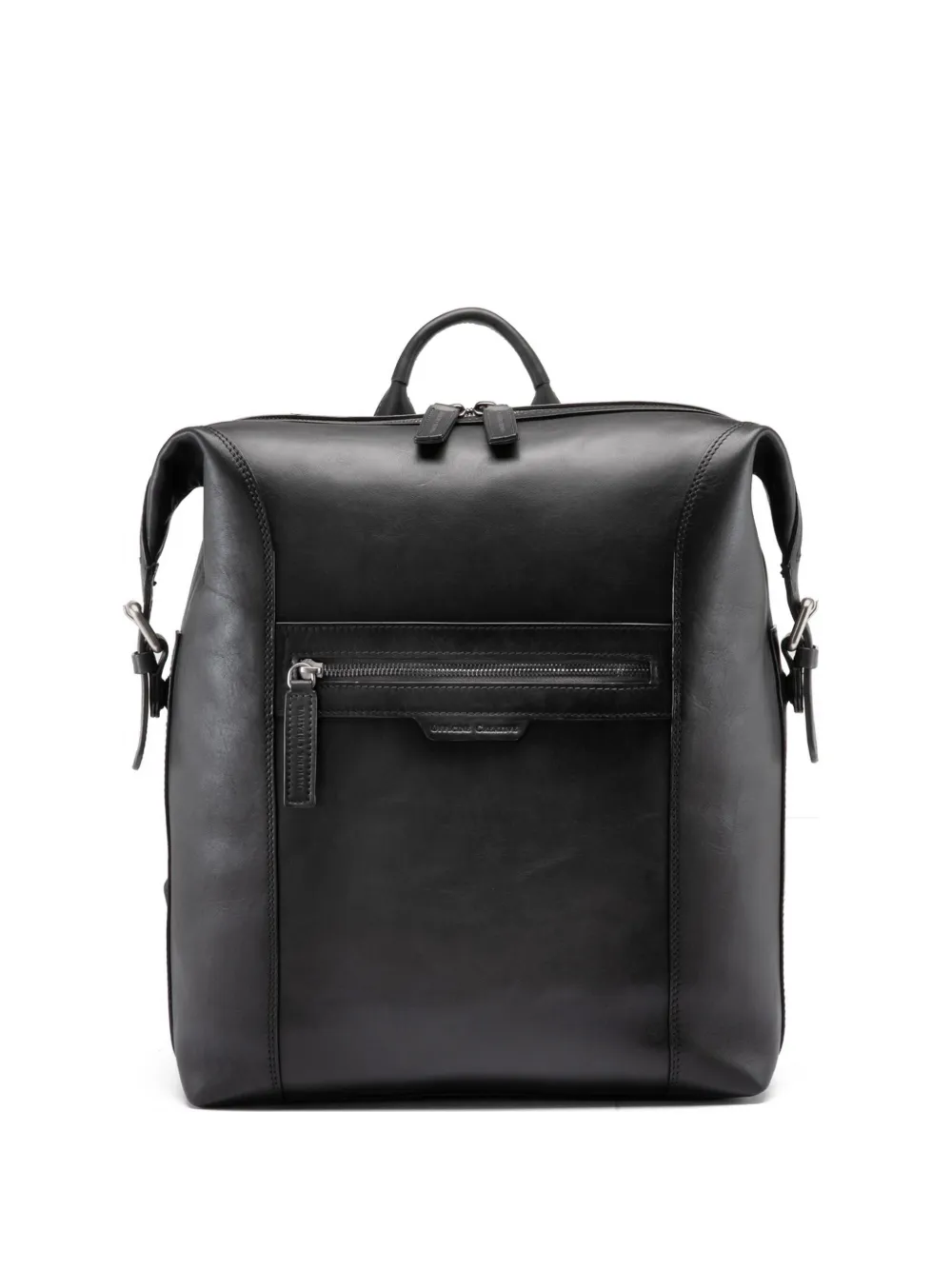 Officine Creative Jules 005 leather backpack - Nero