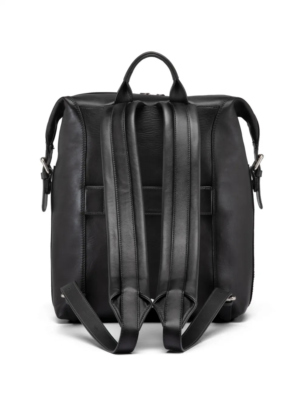Officine Creative Jules 005 leren rugzak Zwart