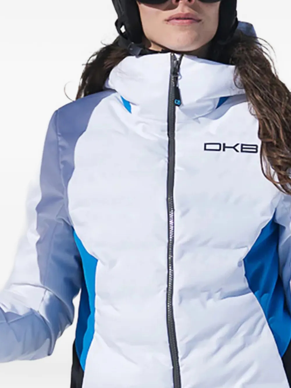 Dkb Allure Hooded Colour-block Ski Jacket In Multi