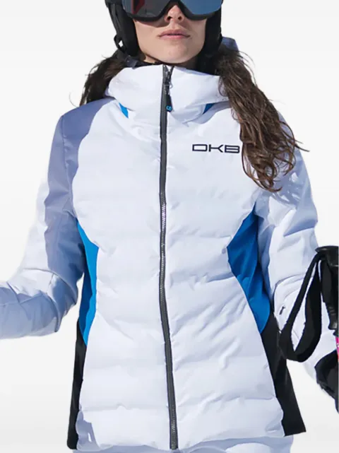 DKB NEW ALLURE JKT hooded colour-block ski jacket