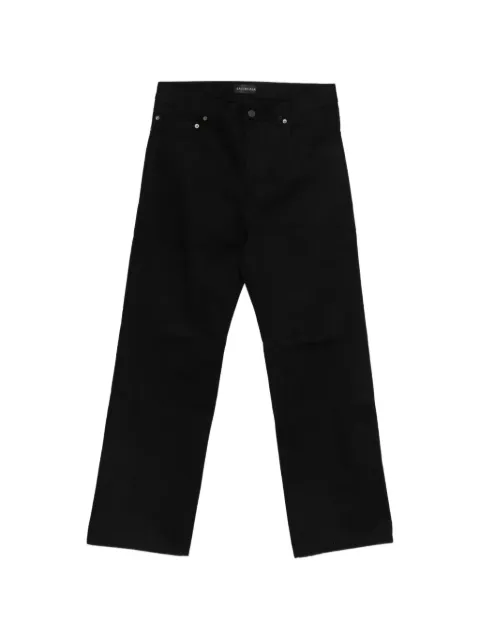 Balenciaga pantalones con diseño curvo