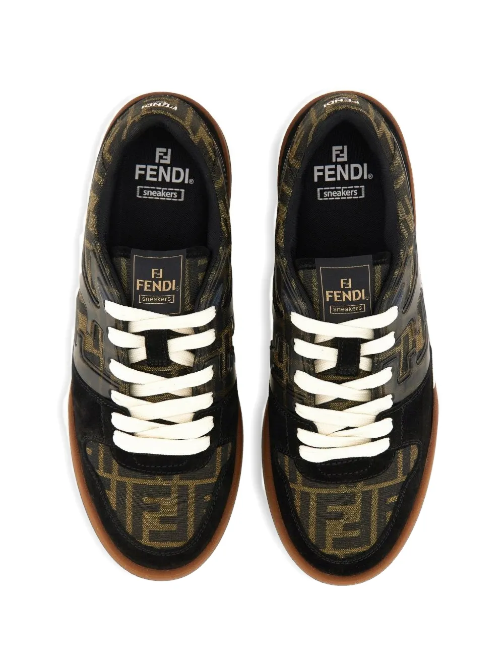 FENDI Match FF sneakers Zwart