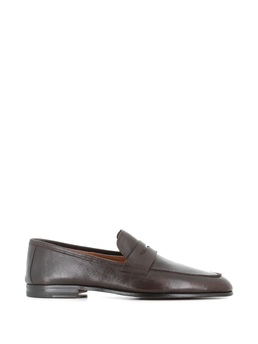 Antonio Maurizi penny-strap leather loafers - Marrone