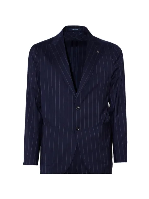 Tagliatore pinstripe single-breasted wool suit
