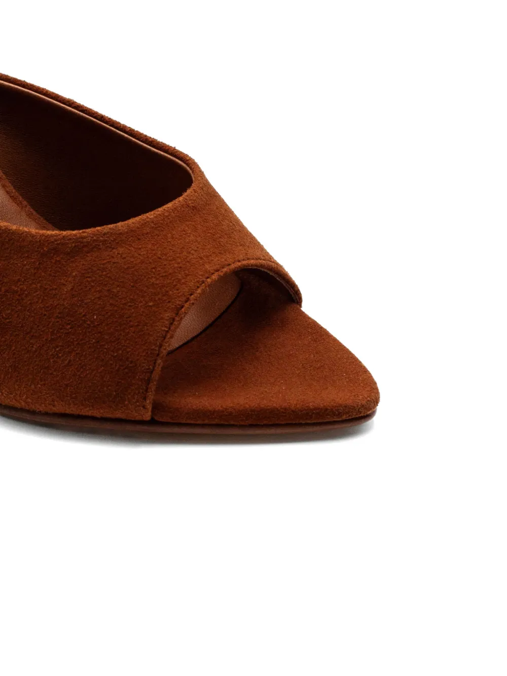 GIABORGHINI Sandalen met open neus Bruin