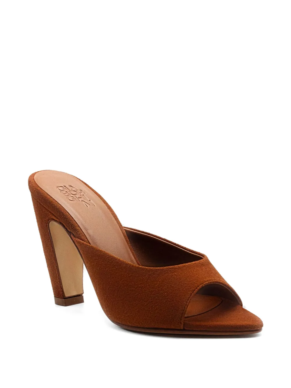 GIABORGHINI Sandalen met open neus Bruin